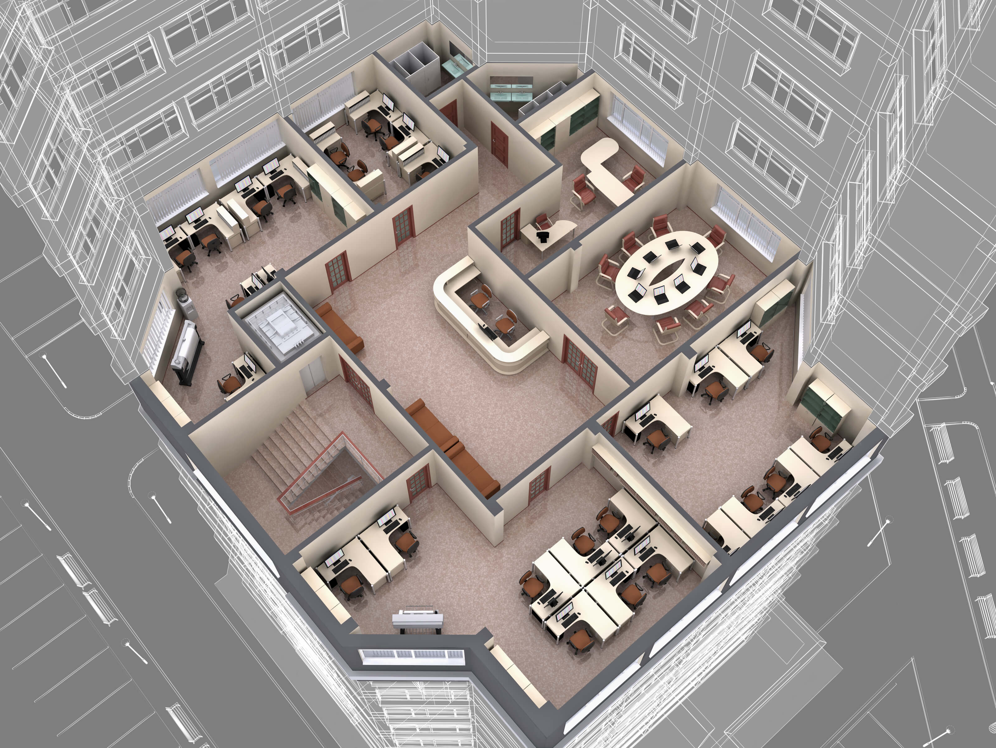 Office Floor Plan Mini 